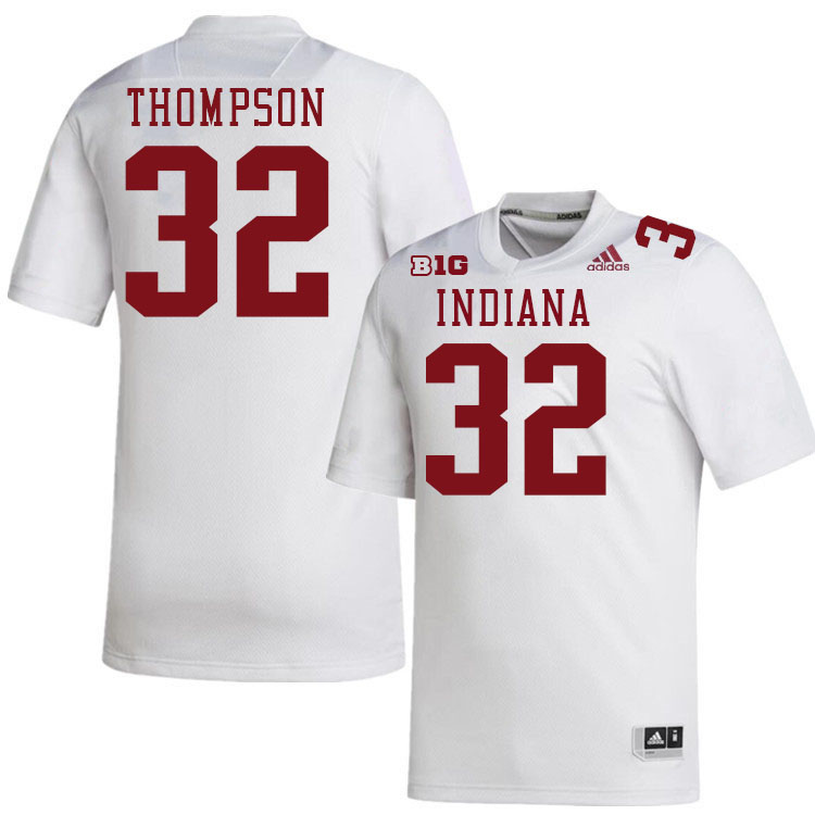 #32 Anthony Thompson Indiana Hoosiers Football Jeresys College Apparels,Uniforms Stitched-White